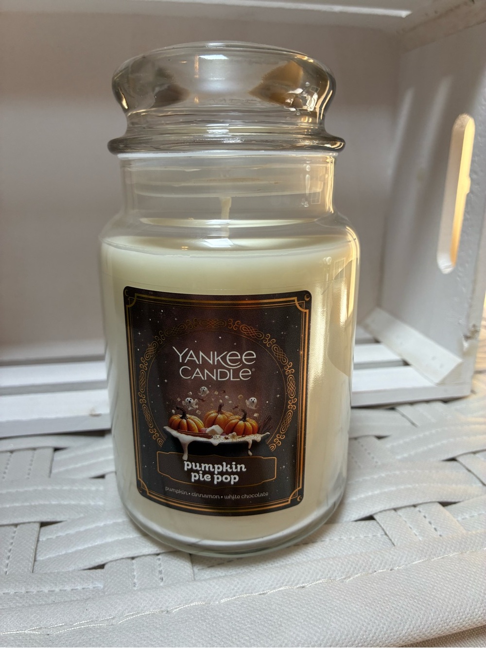 Yankee Candle Cream Pumpkin Pie Pop Original jar